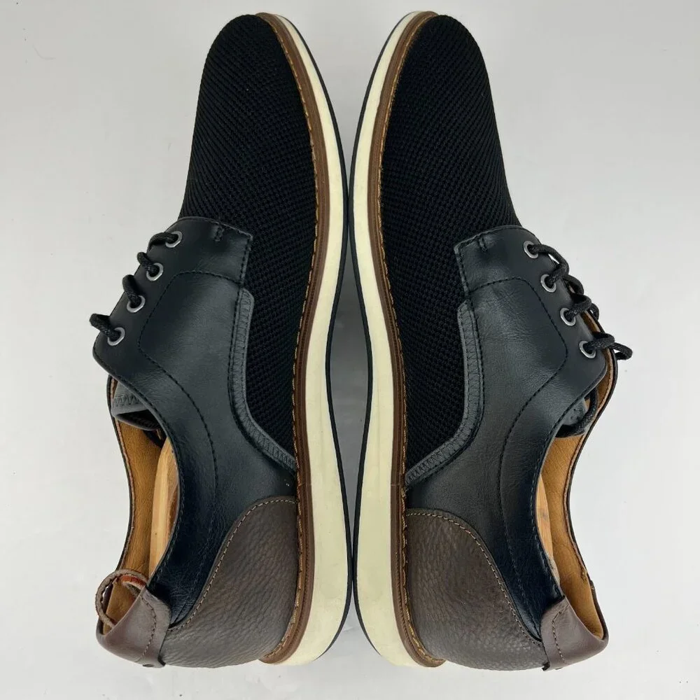 Mix No. 6 Mens Bache Black Oxford Mesh Low Lace Up Size 13 M Dress Shoes